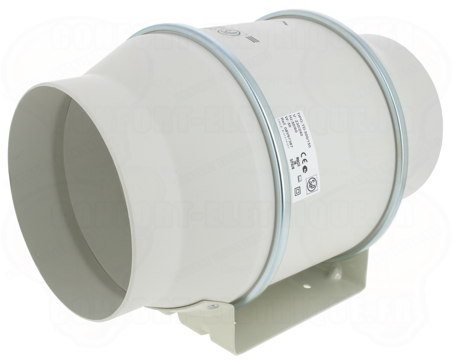 Extracteur De Conduit 400 535 M3 H Td 500 150 311 22 Extracteur D'Air Silencieux Salle De Bain ~ Extracteur De Conduit 400 535 M3 H Td 500 150 311 22