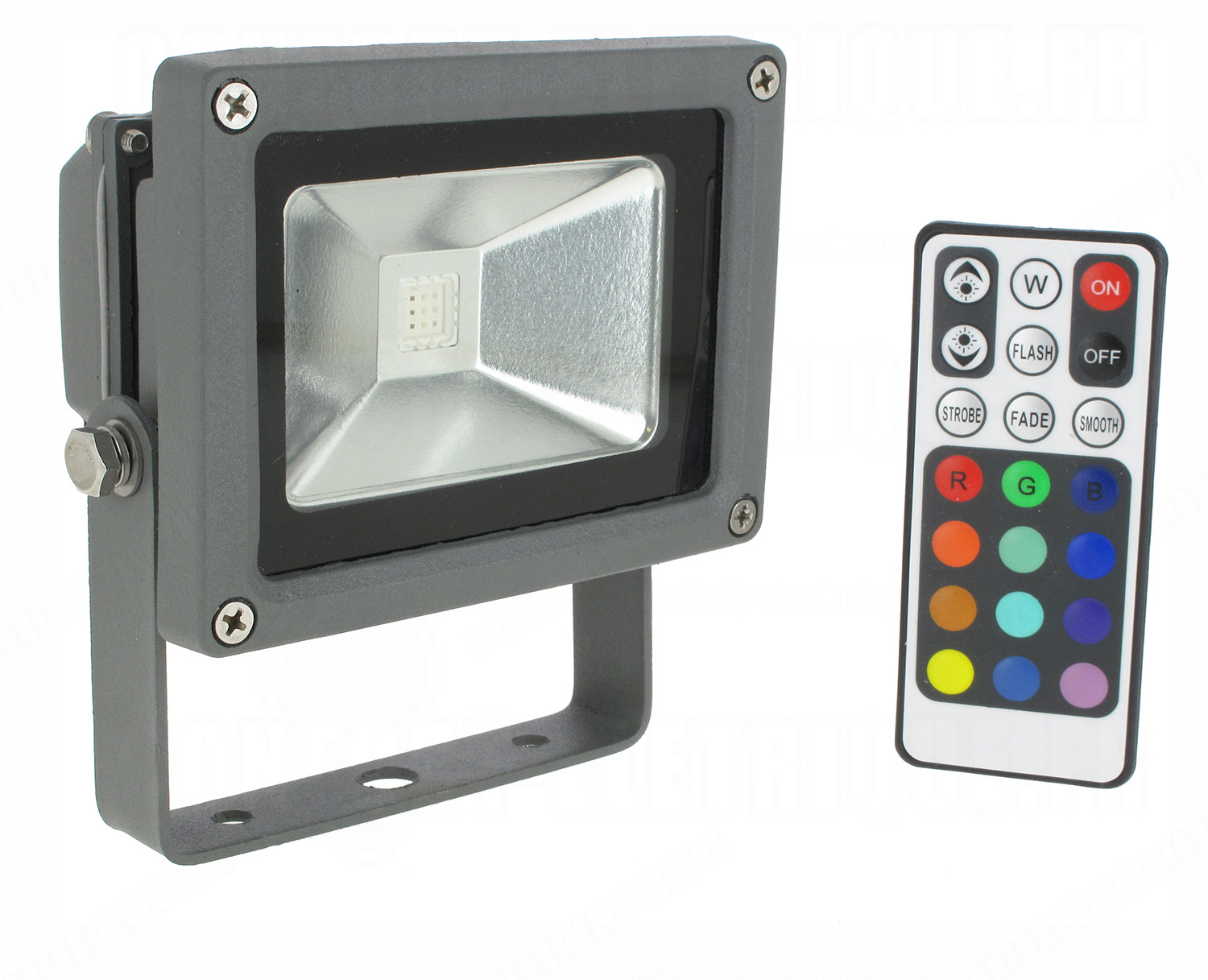 Projecteur Ext Rieur Led Vision El 10w Rgb Gris Projecteur Ext Rieur Led Vision El 10w Rgb Gris