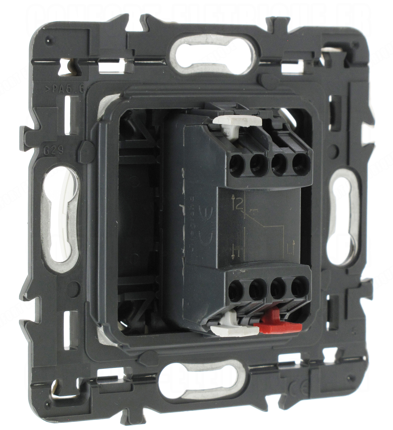 installation bouton poussoir avec voyant