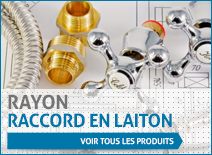 Rayon raccords en laiton