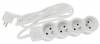 Rallonge multiprise 4 prises 2P+T avec cable de 3 m�tres