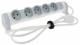 Rallonge multiprise 5 prises 2P+T avec inter. et cable de 1.5 m