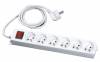 Rallonge multiprise 6 prises 2P+T avec inter. et cable de 1.5 m
