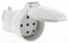 Fiche femelle 32A 3P+N+T Plexo avec poign�e et volet de protec.