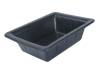 Auge ou gamatte caoutchouc noir 7 litres