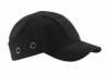 Casquette anti-chocs en tissus noir