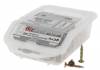 Vis VBA t�te frais�e 4x25 mm. Boite de 200