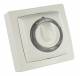 Interrupteur temporis� � voyant saillie complet blanc