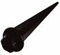 Piquet en aluminium noir pour spot halog�ne 150 Watts