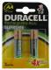 Pile rechargeable Duracell HR6 AA - DC 1500 - 2450 mAh