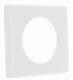 Plaque C�liane 1 poste Blanc