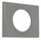 Plaque C�liane 1 poste Inox bross�