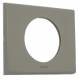 Plaque C�liane 1 poste Nickel velours