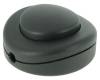 Interrupteur � pied uni-polaire noir touche noir