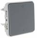 Interrupteur bipolaire Plexo gris (composable)