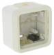 Boitier Plexo saillie 1 poste blanc (composable)