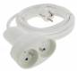 Rallonge double longueur 3 m�tres avec cable 3G1,5mm