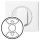 Enjoliveur inter individuel CPL/IR Volet Blanc Legrand C�liane