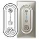 Enjoliveur inter variateur 1000W Kaolin Legrand C�liane