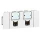 Prise 2xRJ45 cat.6FTP pour goulotte � clippage 3M Legrand Mosaic