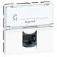 Prise RJ 45 cat. 5E FTP blanche 2M Legrand Mosaic