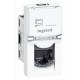 Prise RJ 45 cat. 6 FTP blanche 1M Legrand Mosaic