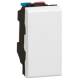 Va et vient 1 module blanc Legrand Mosaic antimicrobien