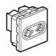Prise t�l�vision hertzienne et radio Legrand Mosaic