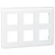 Enjoliveur 2X3X2 modules blanc Legrand Mosaic