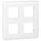 Enjoliveur 2X2X2 modules Blanc Legrand Mosaic