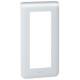 Enjoliveur 5 modules vertical alu Legrand Mosaic