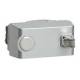 Prise RJ 45 cat. 6 FTP enrouleur alu 4M Legrand Mosaic
