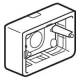 Cadre saillie 3 modules profondeur 40 mm