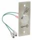 Bouton poussoir encastr� inox