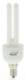 Ampoule fluocompacte E14 9 Watts forme 2U