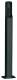 Colonette en aluminium noir H0,5m pour cellule CAME DIR