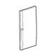 Legrand Ekinoxe coffret 4x13 modules porte blanche