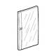 Legrand Ekinoxe coffret 3x13 modules porte transparente