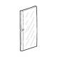 Legrand Ekinoxe coffret 4x13 modules porte transparente