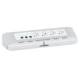 Bloc bureau de 4 prises 2P+T et 3 prises RJ45 cat. 6 FTP