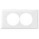 Plaque C�liane 2 postes Blanc pour la r�novation