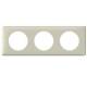 Plaque C�liane 3 postes Sable