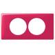 Plaque C�liane 2 postes Magenta pour la r�novation