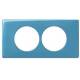 Plaque C�liane 2 postes Cyan pour la r�novation