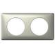 Plaque C�liane 2 postes Titane