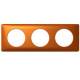 Plaque C�liane 3 postes Cuivre