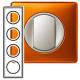 Plaque C�liane 4 postes Cuivre