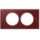Plaque C�liane 2 postes Corian pompei red pour la r�novation