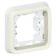 Plaque d'encastrement Plexo 1 poste blanc (composable)