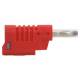 Fiche banane diam�tre 4 mm rouge